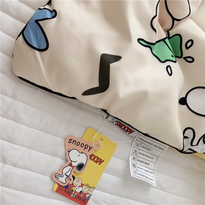 91家纺网 家纺一手货源 找家纺 星期八 2019新款史努比春秋被 史努比·小憩