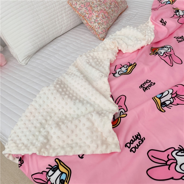 91家纺网 家纺一手货源 找家纺 星期八 2019新款豆豆毯 黛丝