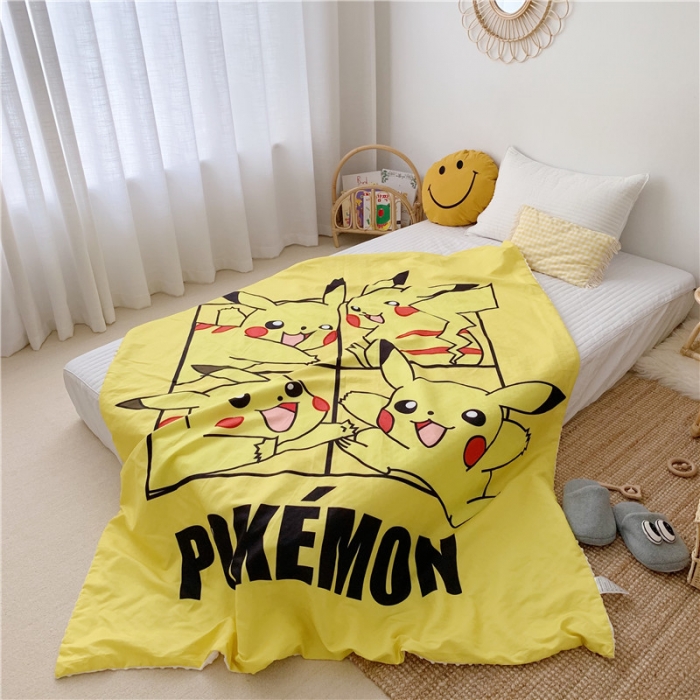 91家纺网 家纺一手货源 找家纺 星期八 2019新款豆豆毯 皮卡丘