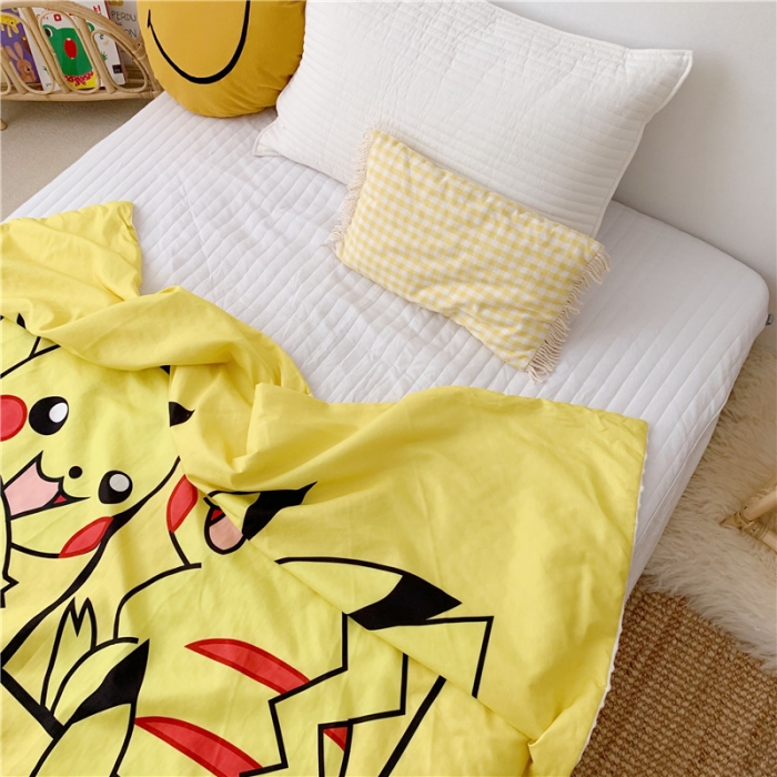 91家纺网 家纺一手货源 找家纺 星期八 2019新款豆豆毯 皮卡丘