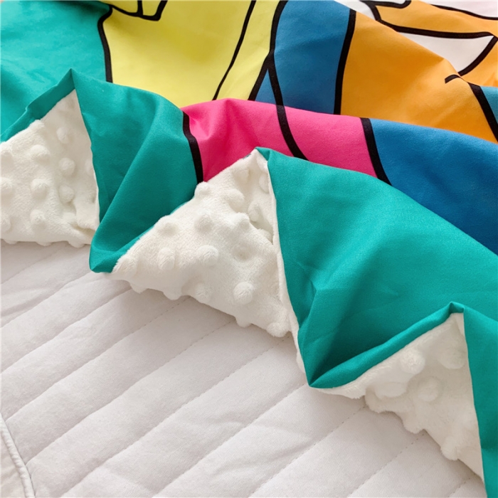 91家纺网 家纺一手货源 找家纺 星期八 2019新款豆豆毯 单车爱