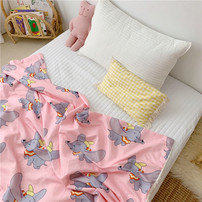 91家纺网 家纺一手货源 找家纺 星期八 2019新款豆豆毯 粉飞象