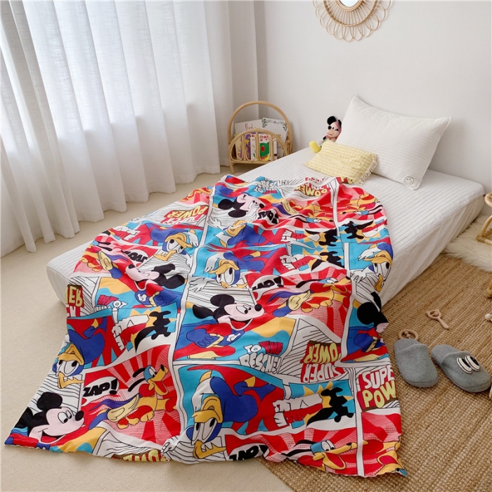 91家纺网 家纺一手货源 找家纺 星期八 2019新款豆豆毯 米奇