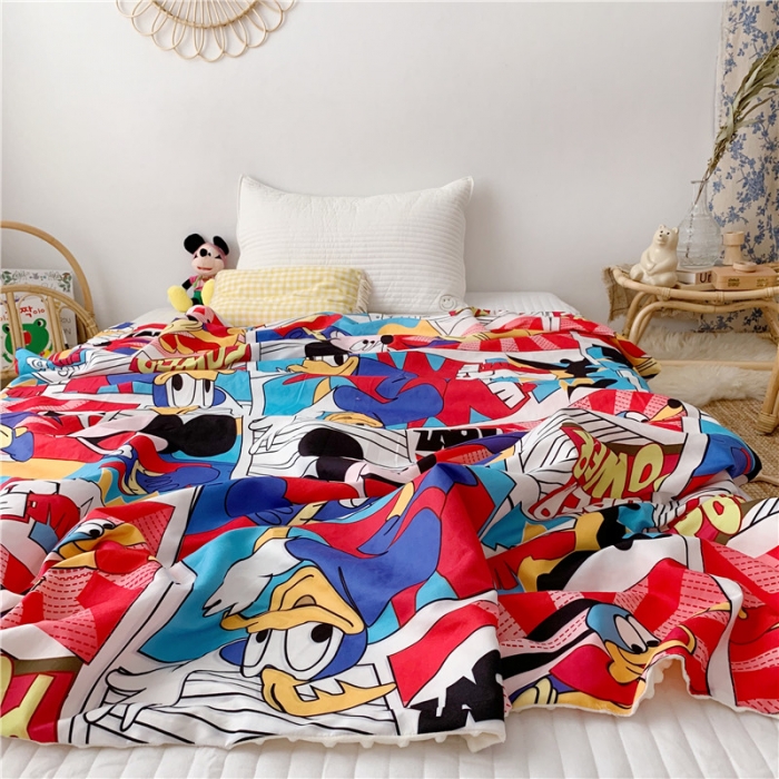 91家纺网 家纺一手货源 找家纺 星期八 2019新款豆豆毯 米奇