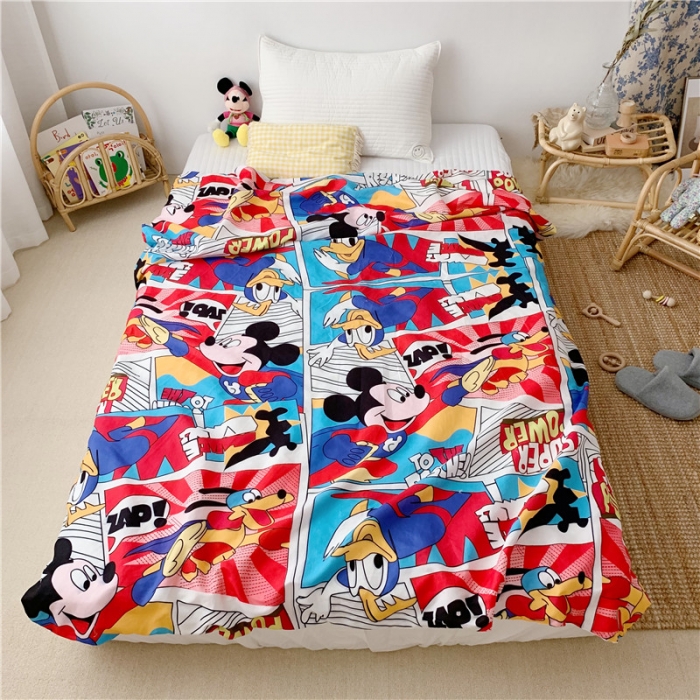 91家纺网 家纺一手货源 找家纺 星期八 2019新款豆豆毯 米奇