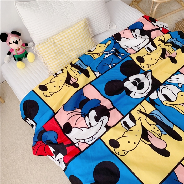 91家纺网 家纺一手货源 找家纺 星期八 2019新款豆豆毯 米奇havefun