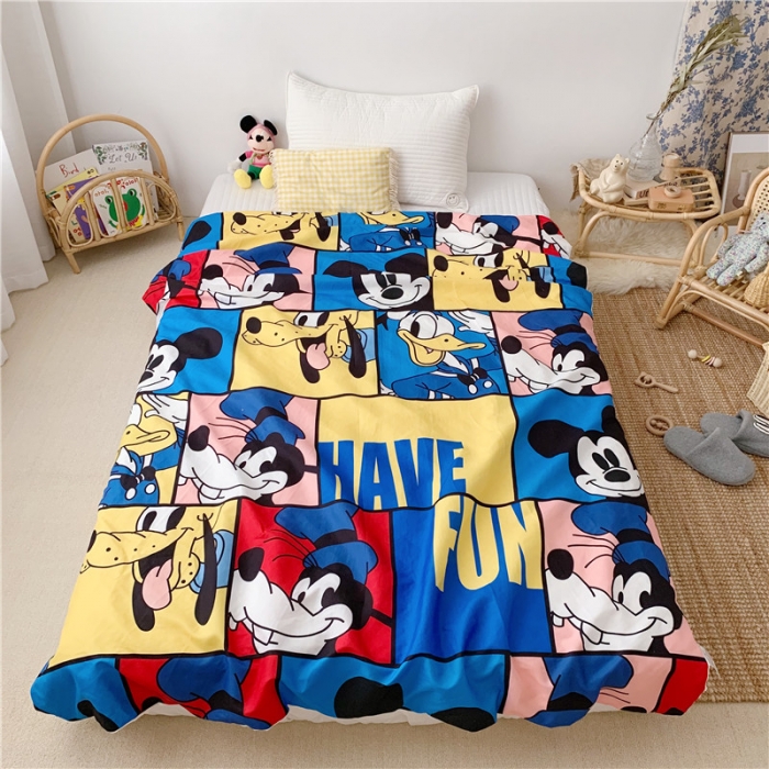 91家纺网 家纺一手货源 找家纺 星期八 2019新款豆豆毯 米奇havefun