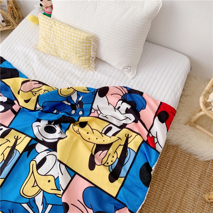 91家纺网 家纺一手货源 找家纺 星期八 2019新款豆豆毯 米奇havefun