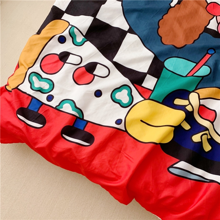 91家纺网 家纺一手货源 找家纺 星期八 2019新款豆豆毯 披萨小姐