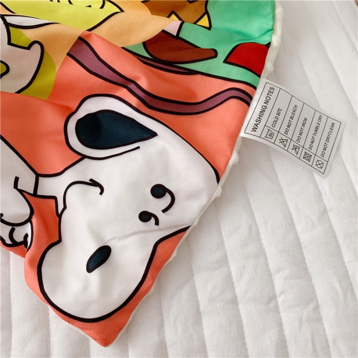 91家纺网 家纺一手货源 找家纺 星期八 2019新款豆豆毯 史努比·童真