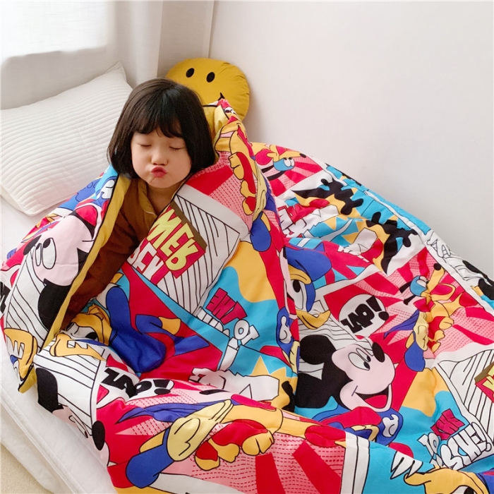 91家纺网 家纺一手货源 找家纺 星期八 新款趣味冬被 米奇