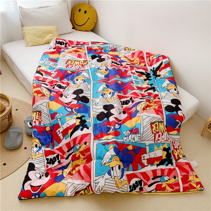 91家纺网 家纺一手货源 找家纺 星期八 新款趣味冬被 米奇