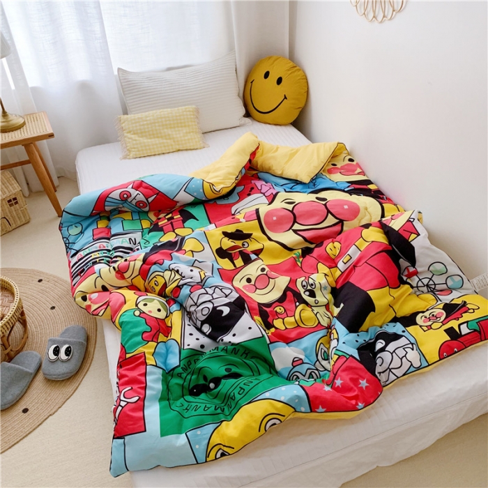 91家纺网 家纺一手货源 找家纺 星期八 新款趣味冬被 面包超人