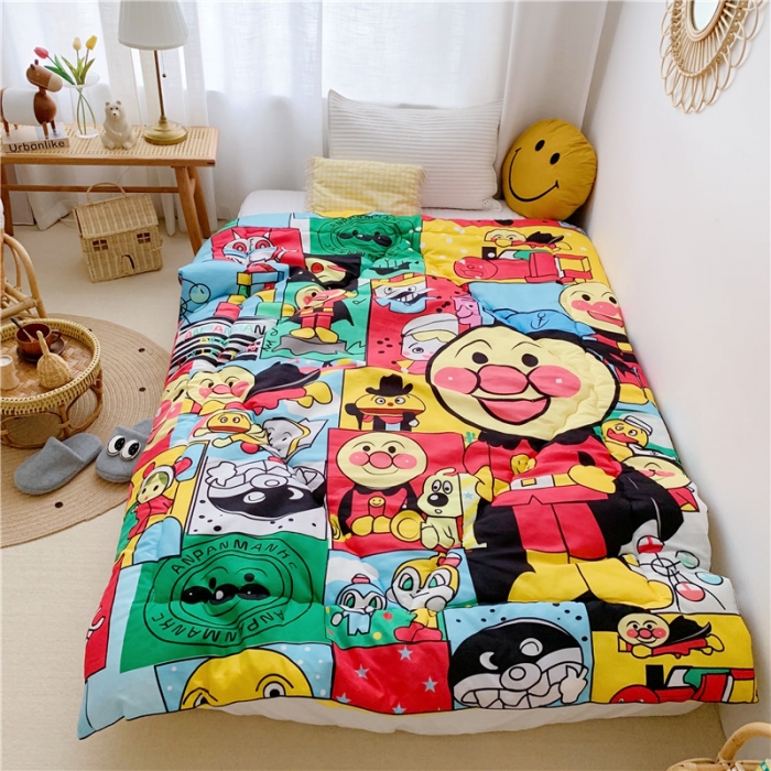 91家纺网 家纺一手货源 找家纺 星期八 新款趣味冬被 面包超人