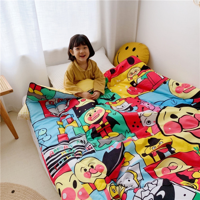 91家纺网 家纺一手货源 找家纺 星期八 新款趣味冬被 面包超人