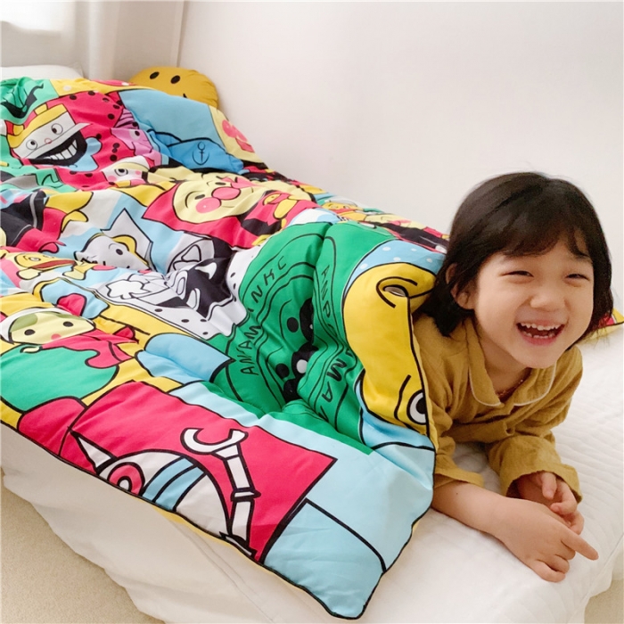 91家纺网 家纺一手货源 找家纺 星期八 新款趣味冬被 面包超人