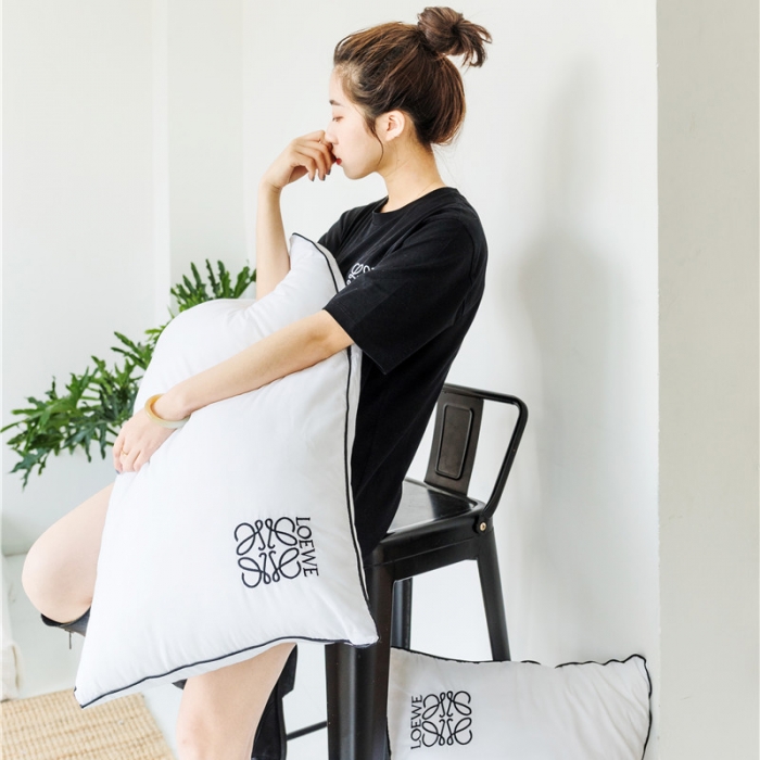 91家纺网 家纺一手货源 找家纺 星期八 2019新款LOEWE四季枕芯一对48*74