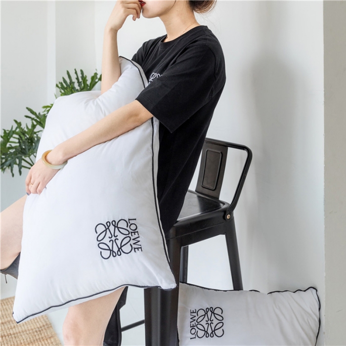 91家纺网 家纺一手货源 找家纺 星期八 2019新款LOEWE四季枕芯一对48*74