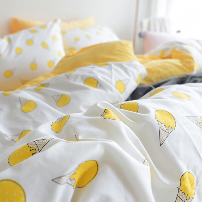 91家纺网 家纺一手货源 找家纺 （总）梦家居 2017韩国简约A棉B绒四件套