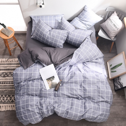 91家纺网 家纺一手货源 找家纺 梦家居 韩国简约风格系列四件套回忆