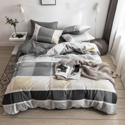 91家纺网 家纺一手货源 找家纺 （总）梦家居 2018新款北欧简约冷淡风套件