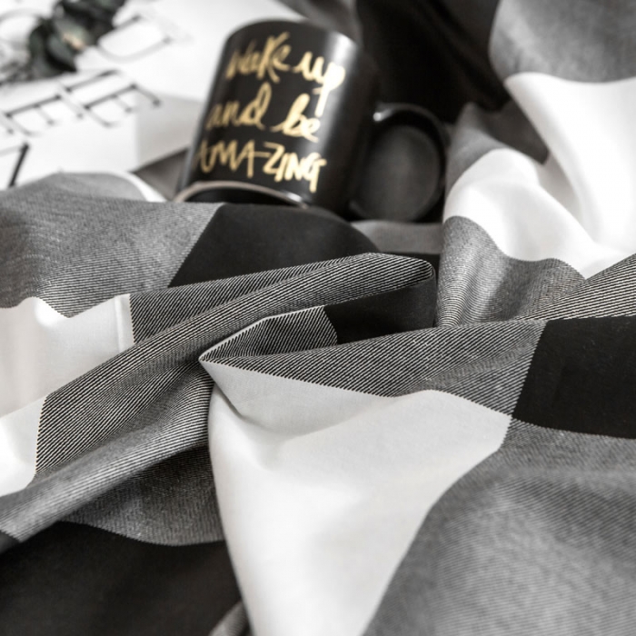 91家纺网 家纺一手货源 找家纺 梦家居 2018新款北欧简约冷淡风套件奥尼尔