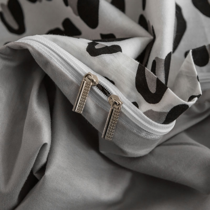 91家纺网 家纺一手货源 找家纺 梦家居 2018新款北欧简约冷淡风套件豹纹