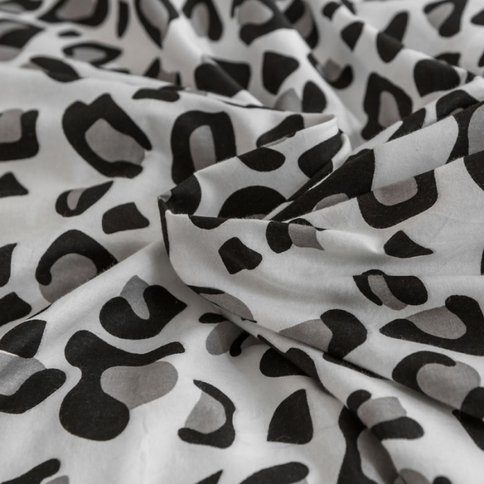 91家纺网 家纺一手货源 找家纺 梦家居 2018新款北欧简约冷淡风套件豹纹