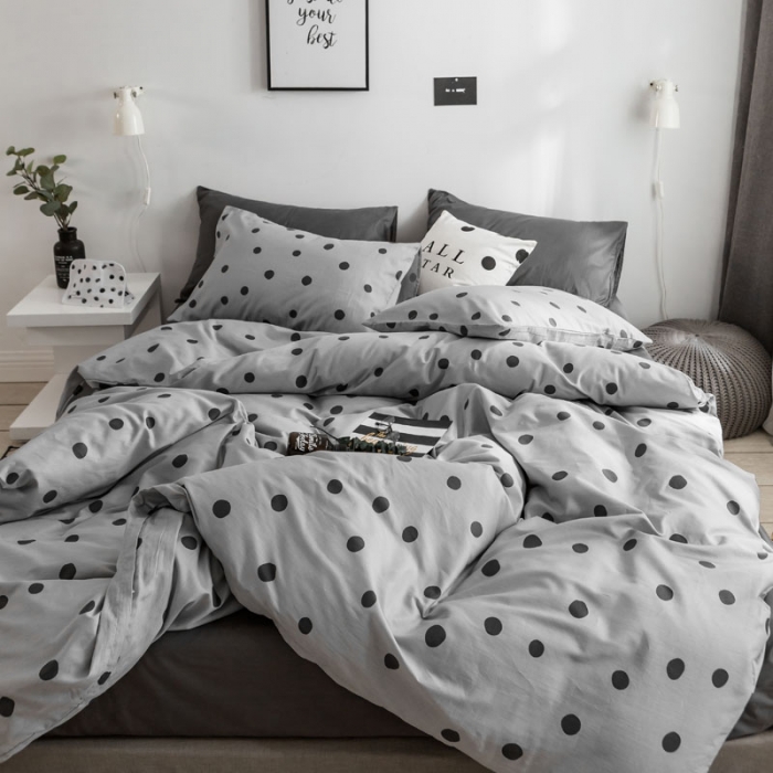 91家纺网 家纺一手货源 找家纺 梦家居 2018新款北欧简约冷淡风套件波西米