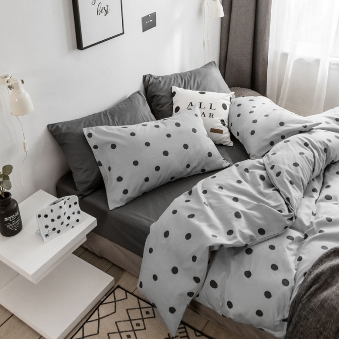 91家纺网 家纺一手货源 找家纺 梦家居 2018新款北欧简约冷淡风套件波西米