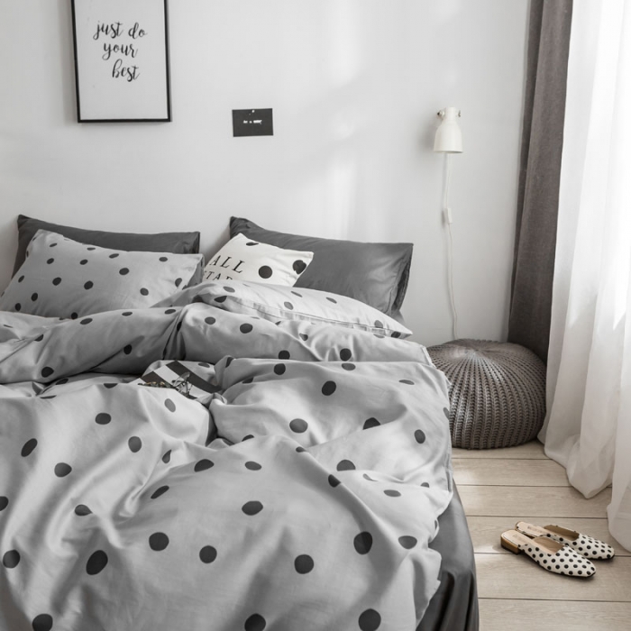 91家纺网 家纺一手货源 找家纺 梦家居 2018新款北欧简约冷淡风套件波西米