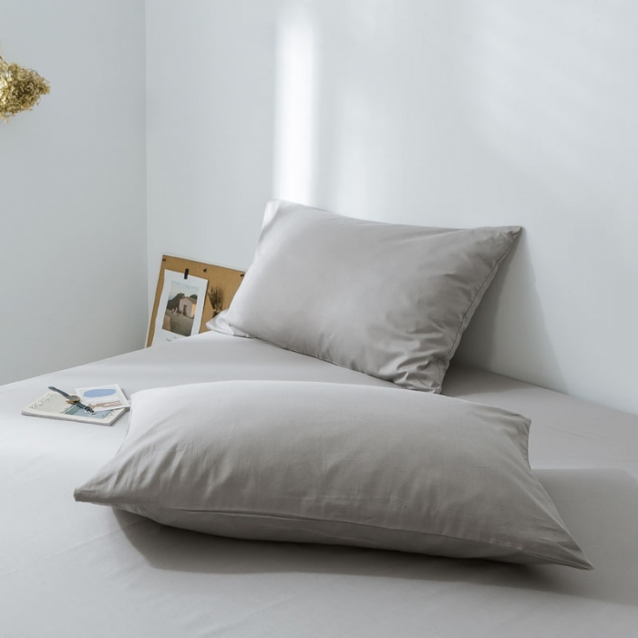 91家纺网 家纺一手货源 找家纺 梦家居 全棉床单单品 纯浅灰