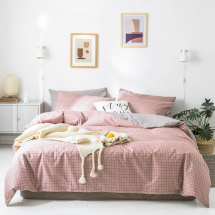 91家纺网 家纺一手货源 找家纺 （总）梦家居 2019新品北欧简约全棉四件套