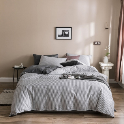 梦家居 2019新款A棉B绒四件套 新泽西绒