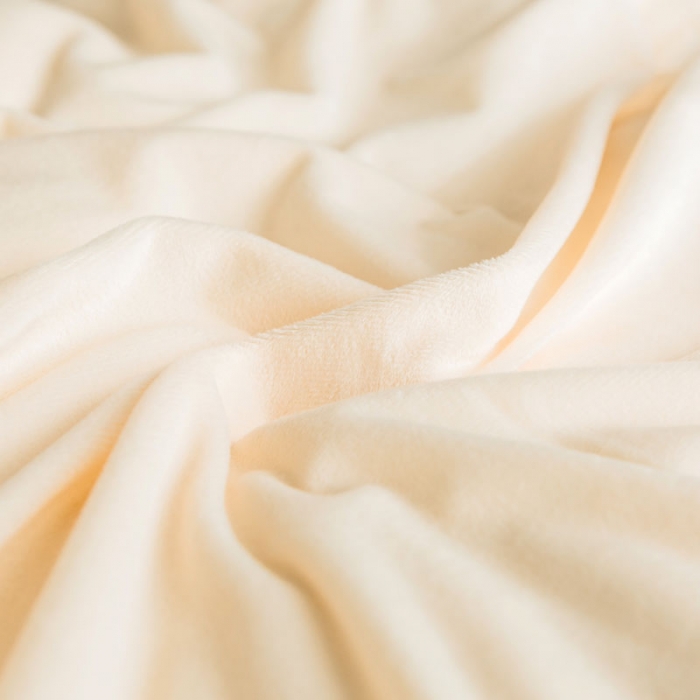 91家纺网 家纺一手货源 找家纺 梦家居 2019韩国简约素色天鹅绒四件套 浅米色