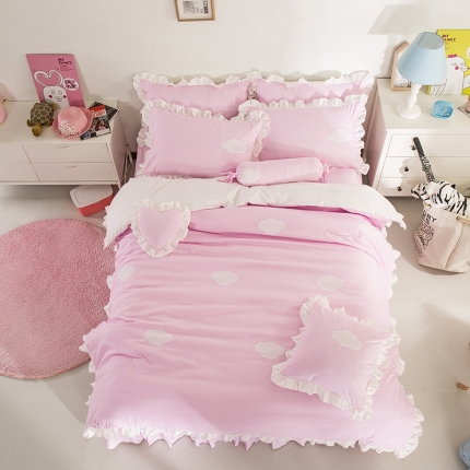 91家纺网 家纺一手货源 找家纺 （总）绒世界 2018新款水洗棉（床单/床笠/床裙）