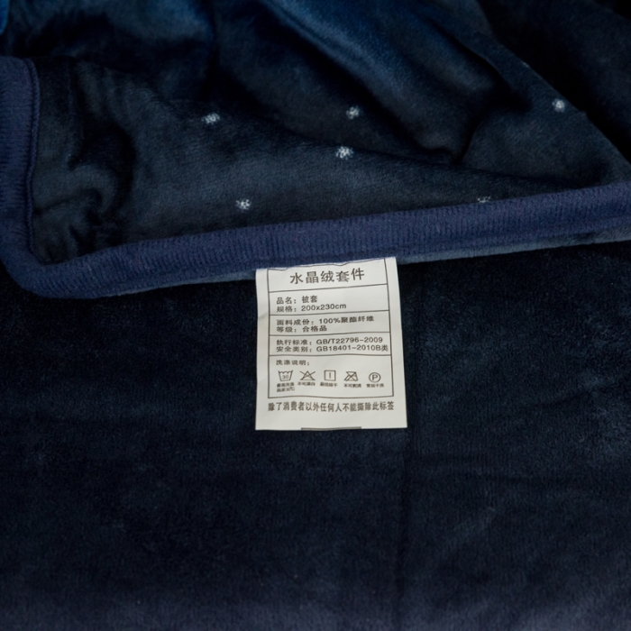 91家纺网 家纺一手货源 找家纺 绒世界 2018印花牛奶绒爆款四件套 皇冠