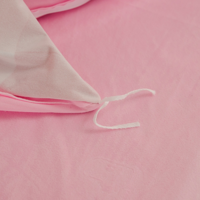 91家纺网 家纺一手货源 找家纺 绒世界 2018印花牛奶绒爆款四件套 格子粉