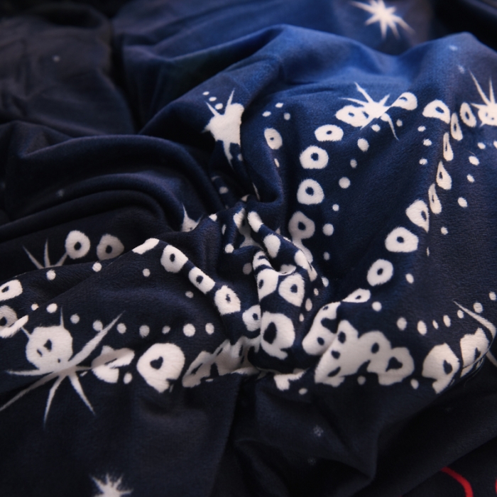 91家纺网 家纺一手货源 找家纺 绒世界 2018秋冬印花牛奶绒爆款四件套第二版 皇冠