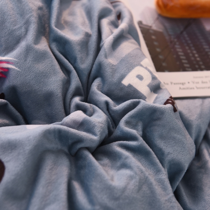 91家纺网 家纺一手货源 找家纺 绒世界 2018秋冬印花牛奶绒爆款四件套第二版 火烈鸟