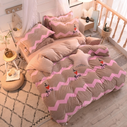 91家纺网 家纺一手货源 找家纺 （总）绒世界 2018魔幻绒爆款四件套