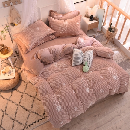 91家纺网 家纺一手货源 找家纺 （总）绒世界 2018魔幻绒爆款四件套