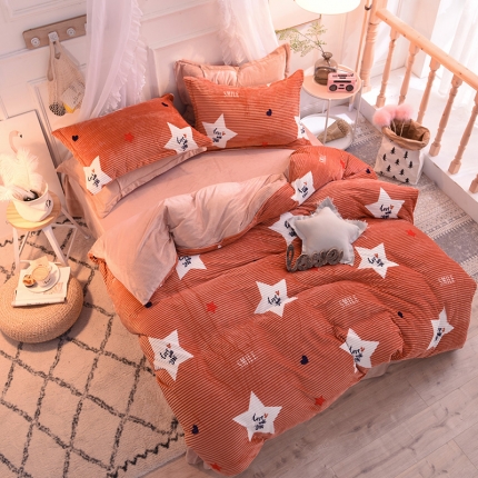 91家纺网 家纺一手货源 找家纺 （总）绒世界 2018魔幻绒爆款四件套