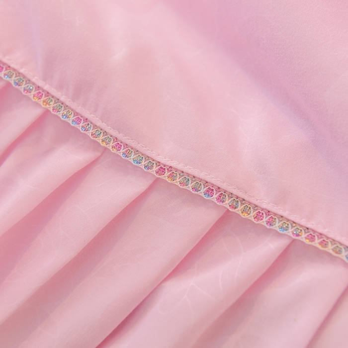 91家纺网 家纺一手货源 找家纺 欧冠 2019新品玫瑰秘密系列四件套床裙款玫瑰秘密-粉