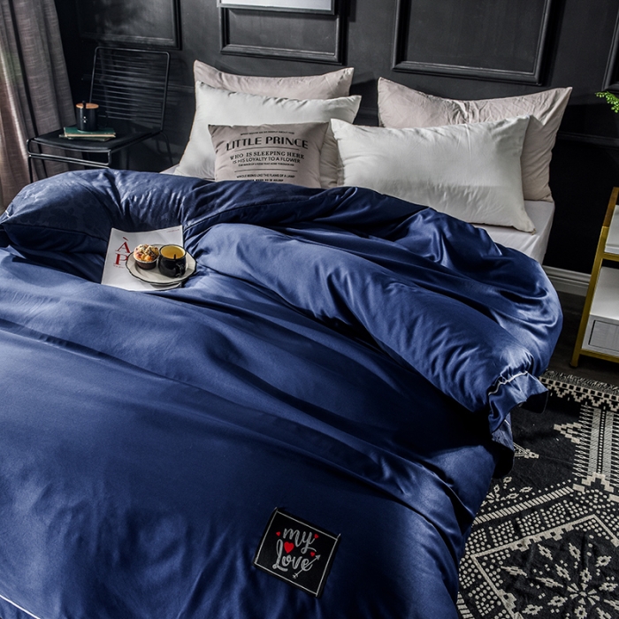 91家纺网 家纺一手货源 找家纺 （总）欧冠 2019新款水洗真丝单被套