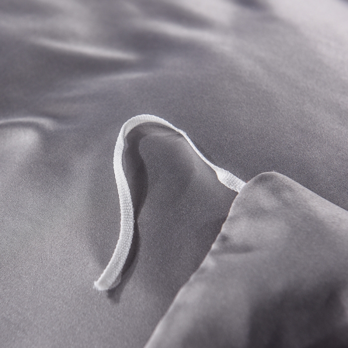 91家纺网 家纺一手货源 找家纺 欧冠 2019新款水洗真丝贴布绣四件套 床单款 烟灰