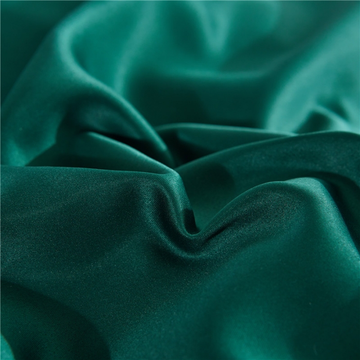 91家纺网 家纺一手货源 找家纺 欧冠 双面水洗真丝丝印良品SILKINLP系列四件套 墨绿