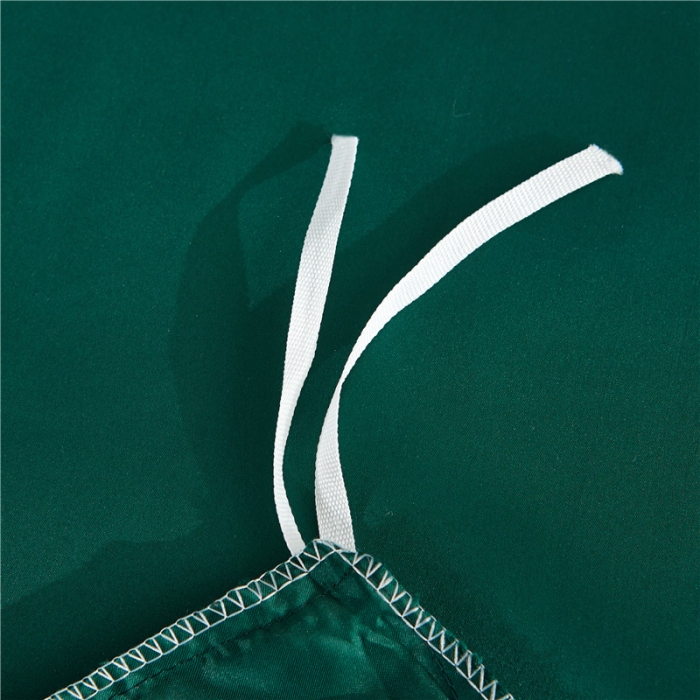 91家纺网 家纺一手货源 找家纺 欧冠 双面水洗真丝丝印良品SILKINLP系列四件套 墨绿