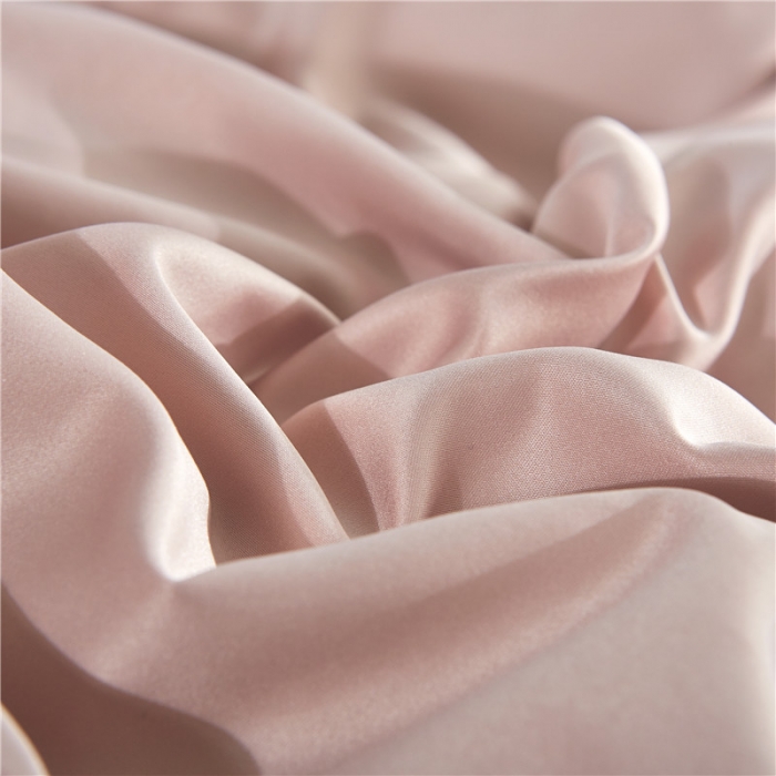 91家纺网 家纺一手货源 找家纺 欧冠  双面水洗真丝丝印良品SILKINLP系列四件套 香槟