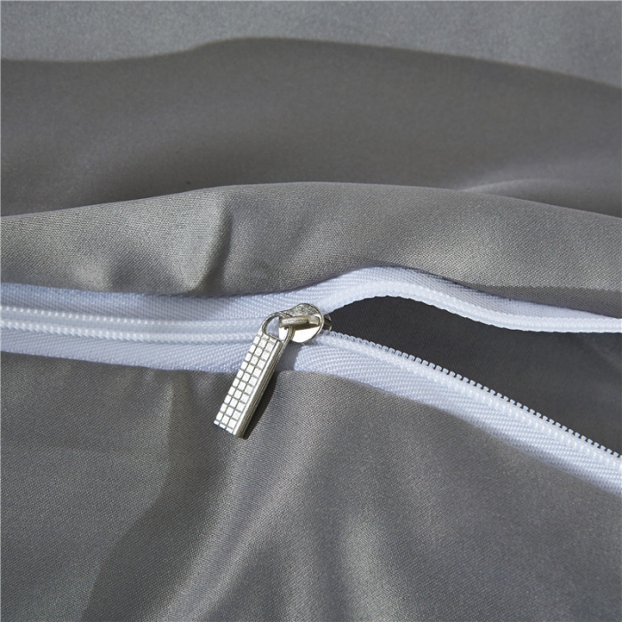 91家纺网 家纺一手货源 找家纺 绒世界 双面水洗真丝丝印良品SILKINLP系列四件套 烟灰